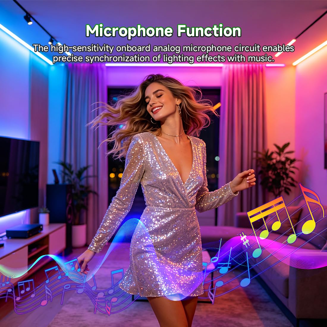 BTF-LIGHTING ESP32 WLED SP805E 2.4G Wi-Fi muzyka sterownik LED