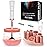 RICRIS Electric Makeup Brush Cleaner and Dryer Machine - Super Fast Clean and Dry Make Up Brushes - Automatic Cosmetic Brush Spinner Washer Tools