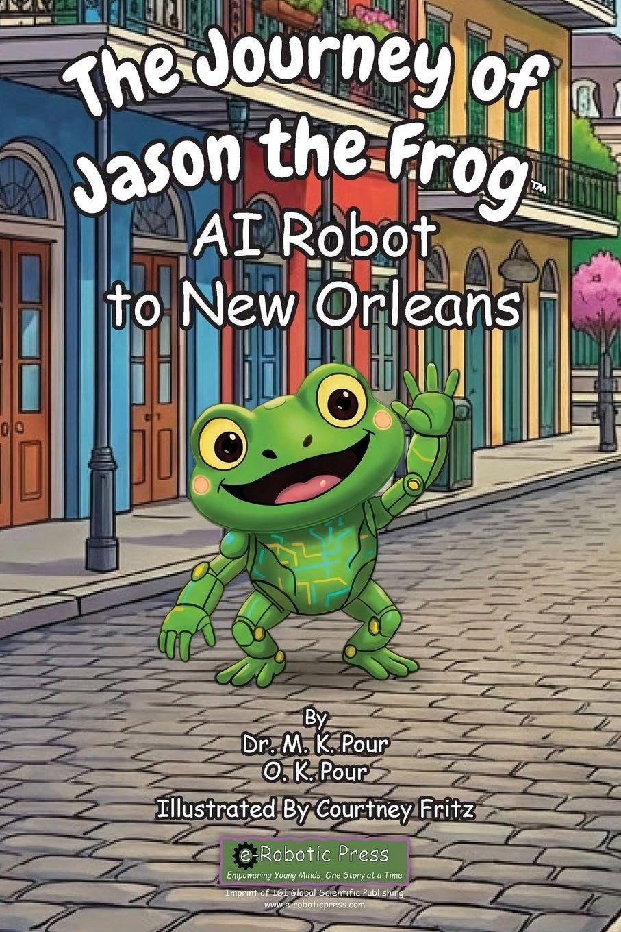 The Journey of Jason the Frog(TM) AI Robot to New Orleans