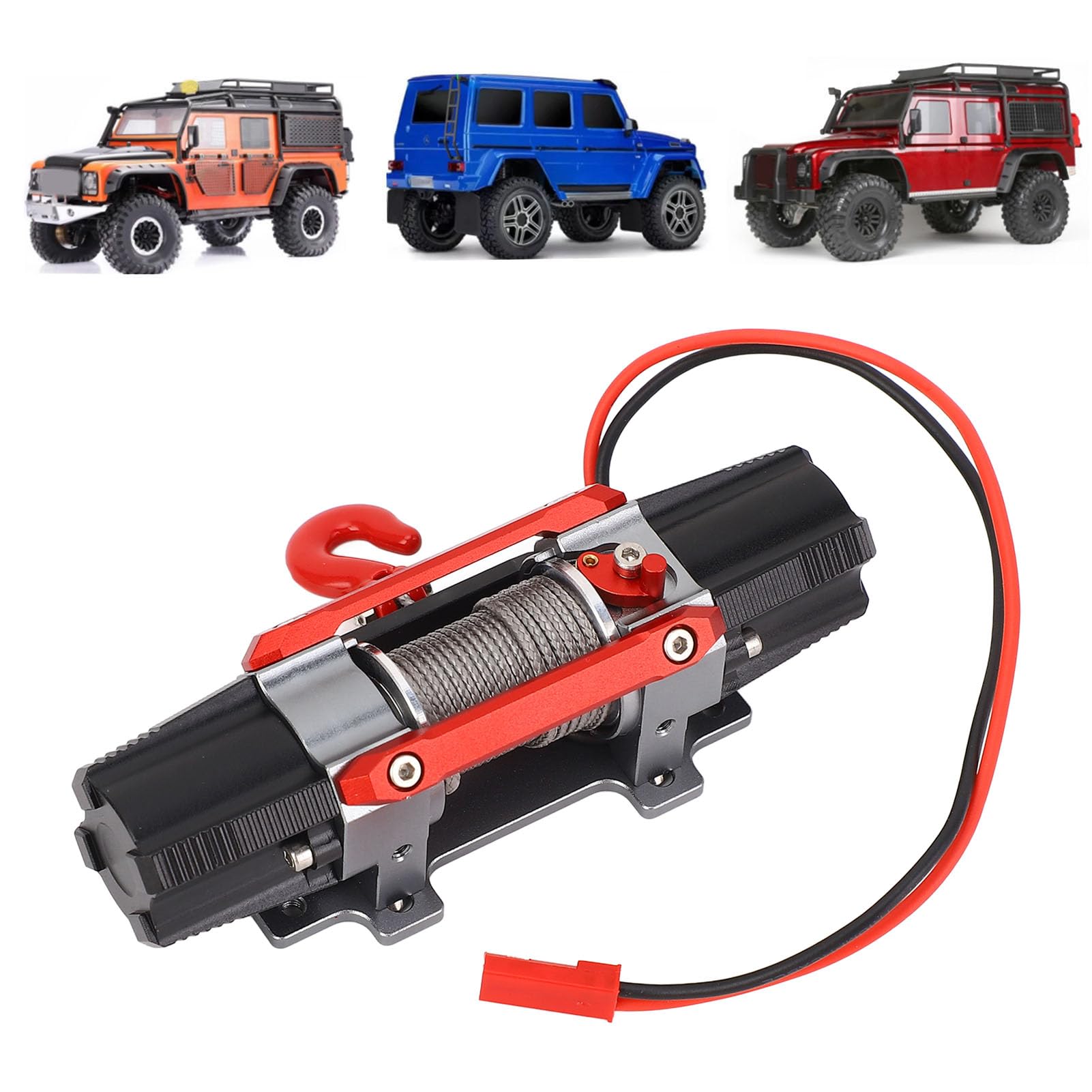 RC Doppelmotor Winde CNC Metalllegierung für 1/10 1/8 RC Auto