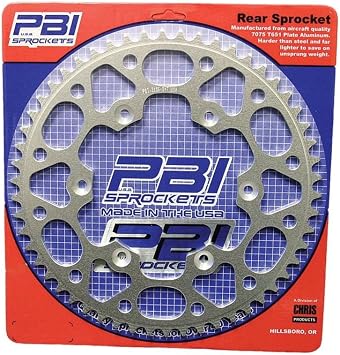 Pbi 7155-48-3 Aluminum Rear Sprocket - 48T Natural