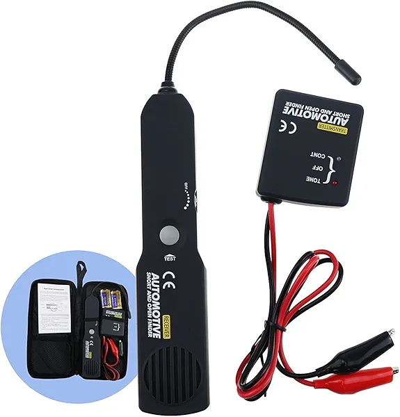 Automotive Circuit Tester, Car Repair Cable Circuit Wire Tracers Analyzer Short Open Finder Fault Tester Electrical Checker Detector Probe DC 6-42V Car Diagnostic Tool