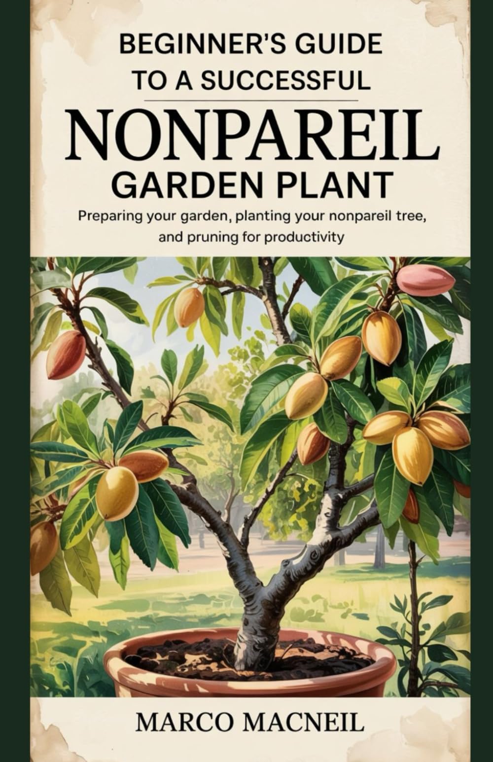 BEGINNER'S GUIDE TO A SUCCESSFUL NONPAREIL GARDEN PLANT: Preparing Your Garden, Planting Your Nonpareil Tree, and Pruning for Productivity