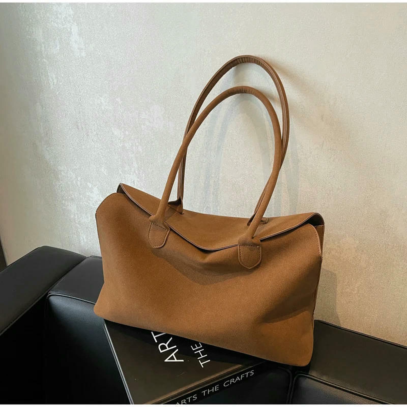 CHENSHI Damska torba na ramię w stylu retro Europa Ameryka popularna torba na ramię o dużej pojemności, wykwintna torebka pod pachami, prosta torebka damska, szara