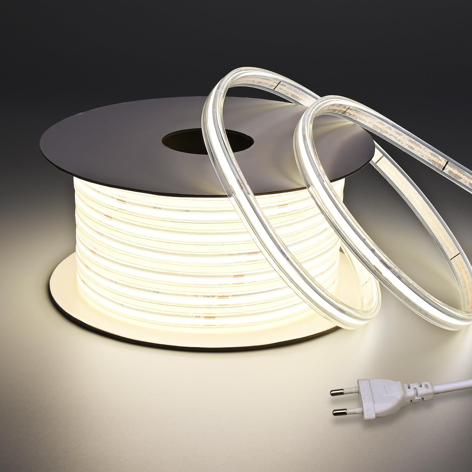 BENLUN AC 230V COB LED Streifen Aussenbereich Transparente W