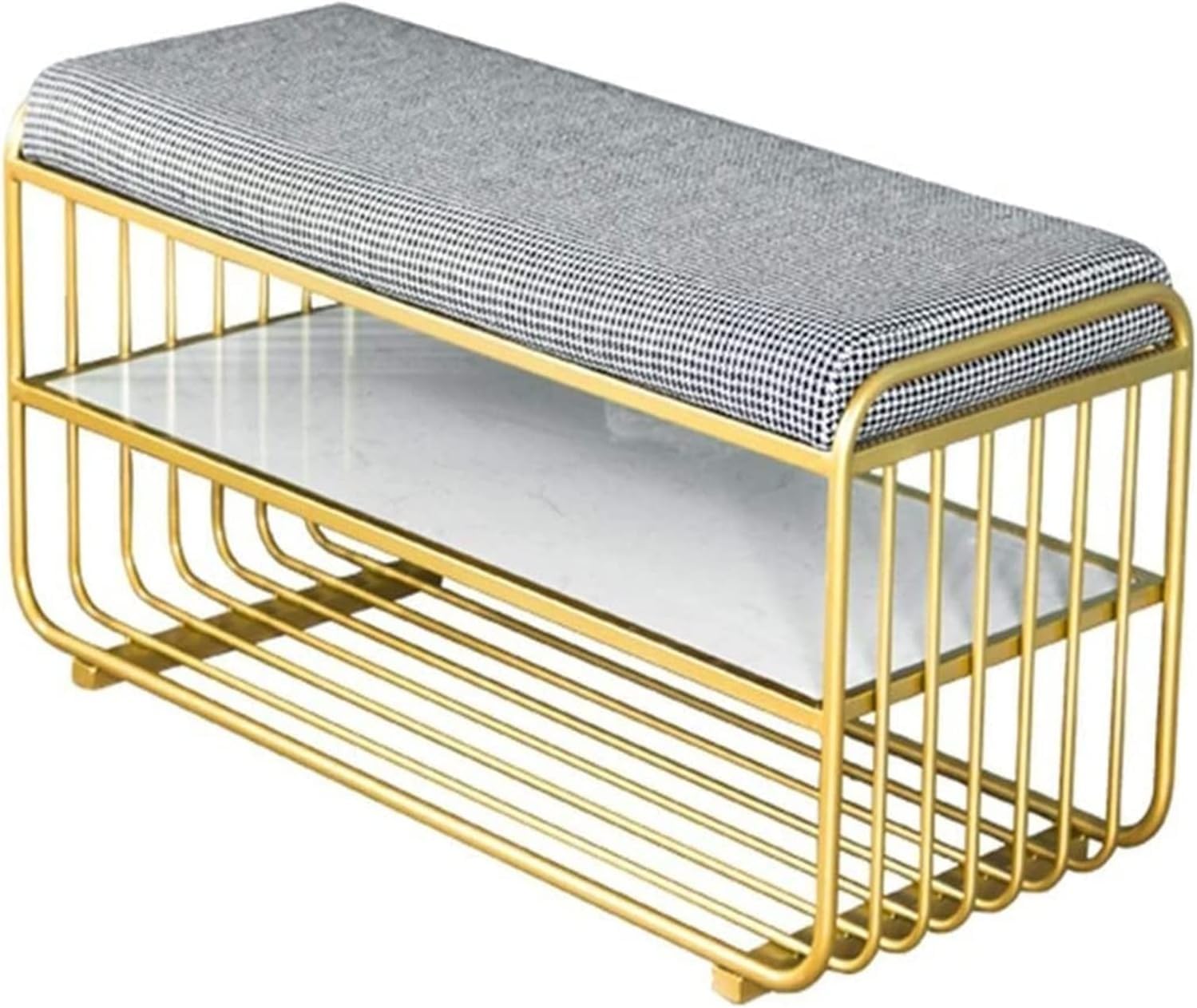 Banc de rangement chaussures et tabouret à langer d'entrée