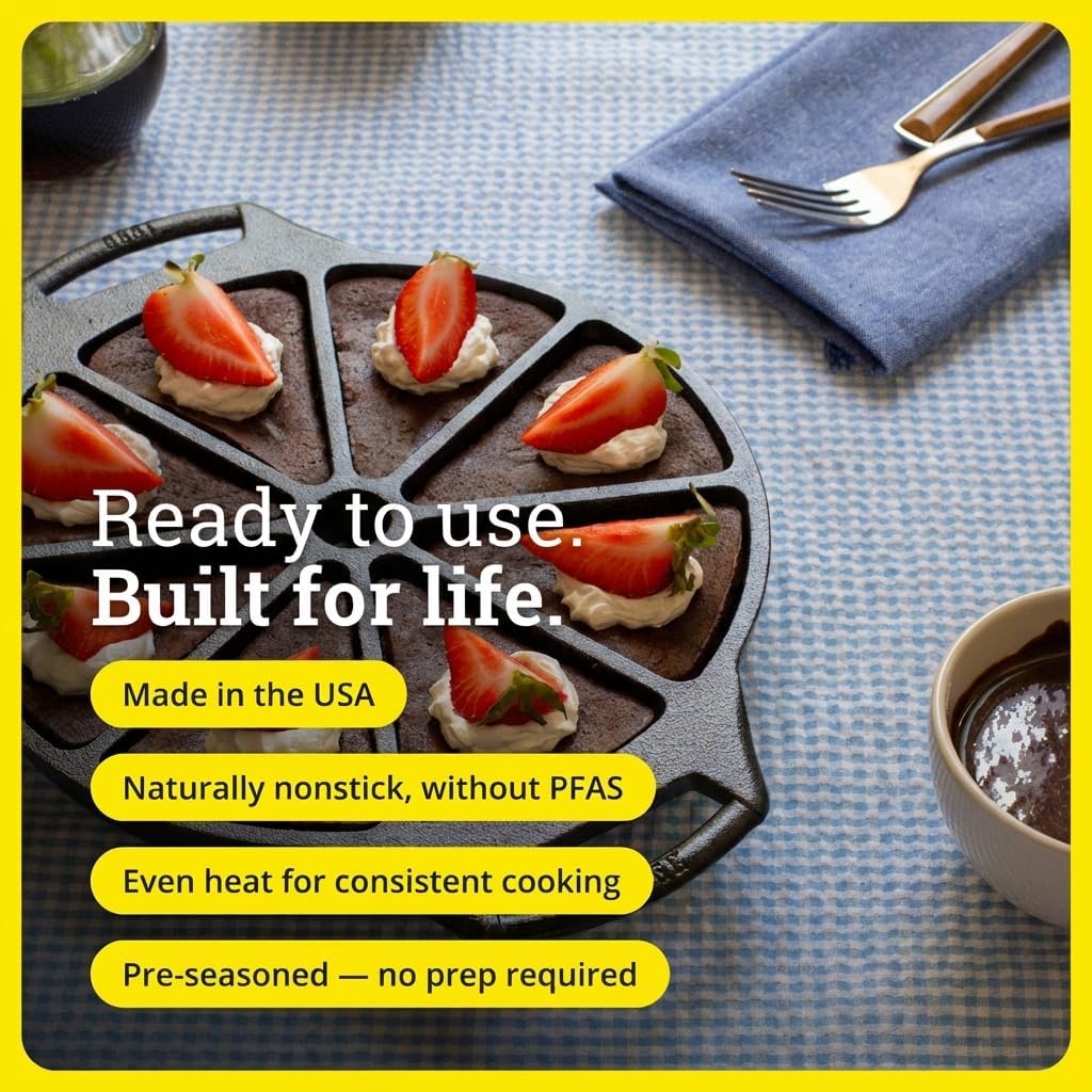 Lodge Cast Iron Wedge Pan