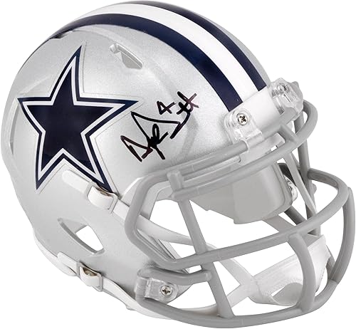 Dak Prescott Dallas Cowboys Autographed Riddell Speed Mini Helmet - Autographed NFL Mini Helmets
