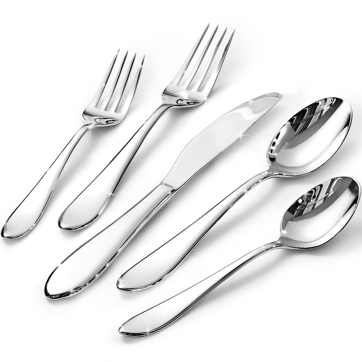 KINGSTONE 60-Piece Silverware Set