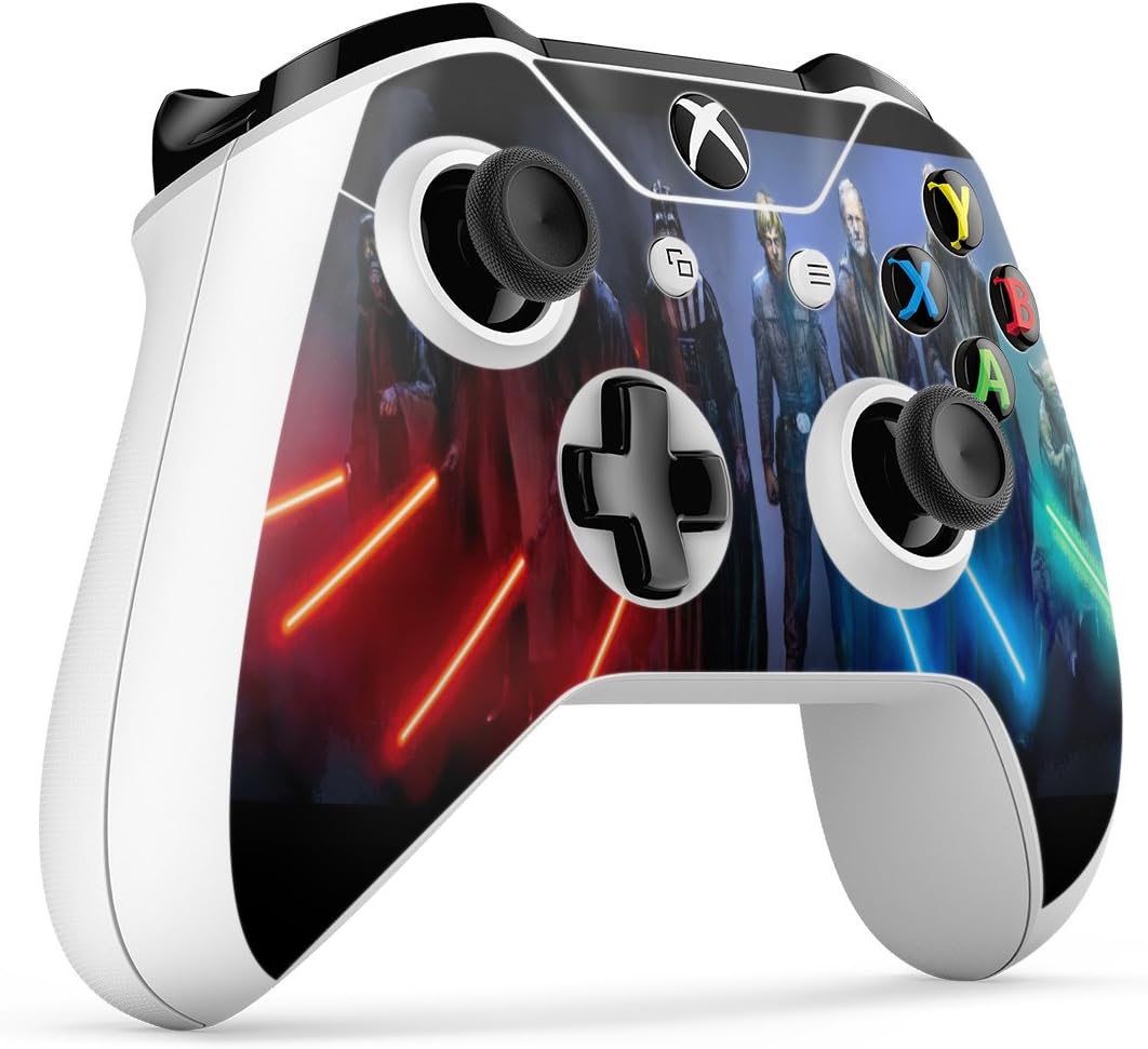 giZmoZ n gadgetZ 2 x Jedi Vs Sith Controller Skins Compatible with Xbox One S Full Wrap Vinyl Sticker