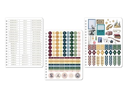 Harry Potter: Hogwarts 12-Month Undated Planner: ( Harry Potter School Planner School, Harry Potter Gift, Harry Potter Stationery, Undated Planner )