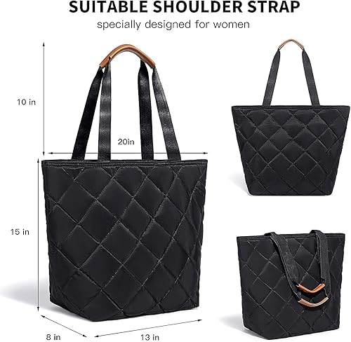 Miniatura 6 de Insulated Cooler Bag Reusable Grocery Tote Bags Transport Large Lunch Box for Women