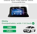 OHAYO 4 Pack Screen Protector for Tata Altroz 2025 (Pure & Pure S) | 7" Infotainment + Steering Control + AC Panel + 4" Instrument Cluster | 9H Hardness Military Strength Film | Scratch Resistant, HD Clear, Bubble-Free | Not Tempered Glass gallery image