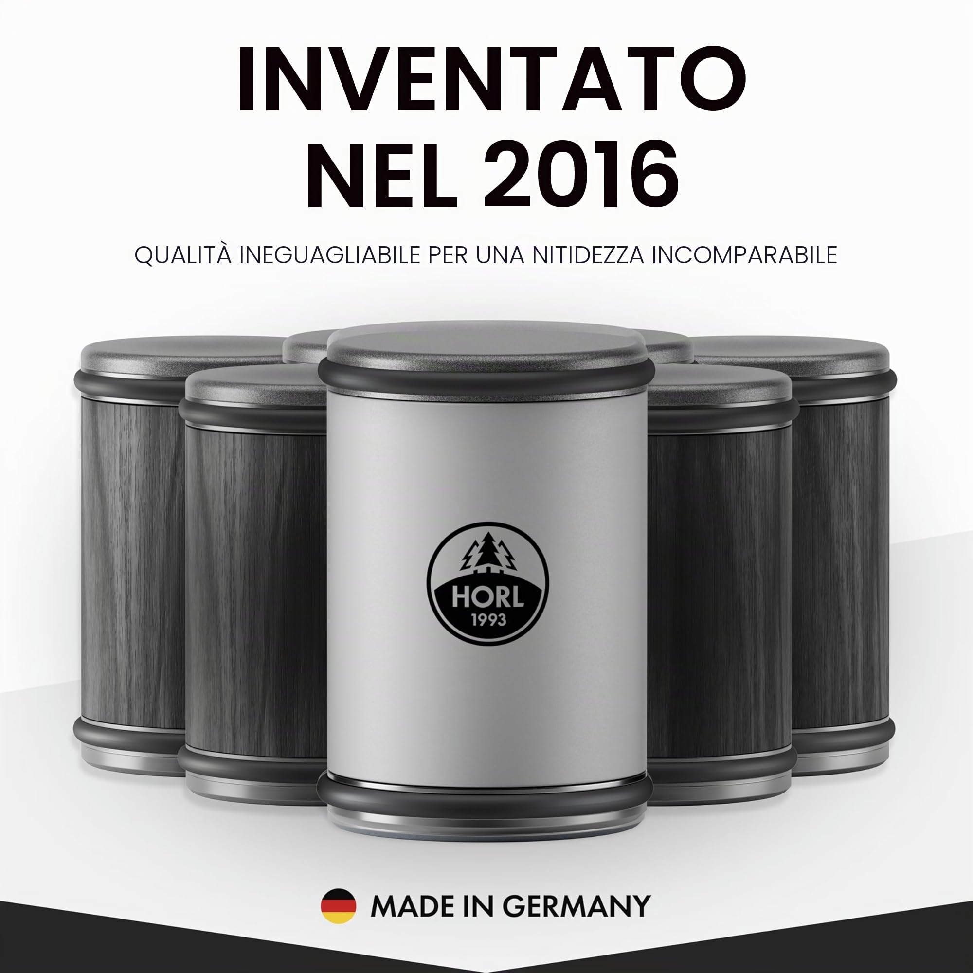 Affilacoltelli a rullo HORL2 Cruise - Tagliente perfetto ogni volta - Kit per affilare facilmente i coltelli con supporto magnetico a 20 gradi - Disegnato e prodotto in Germania