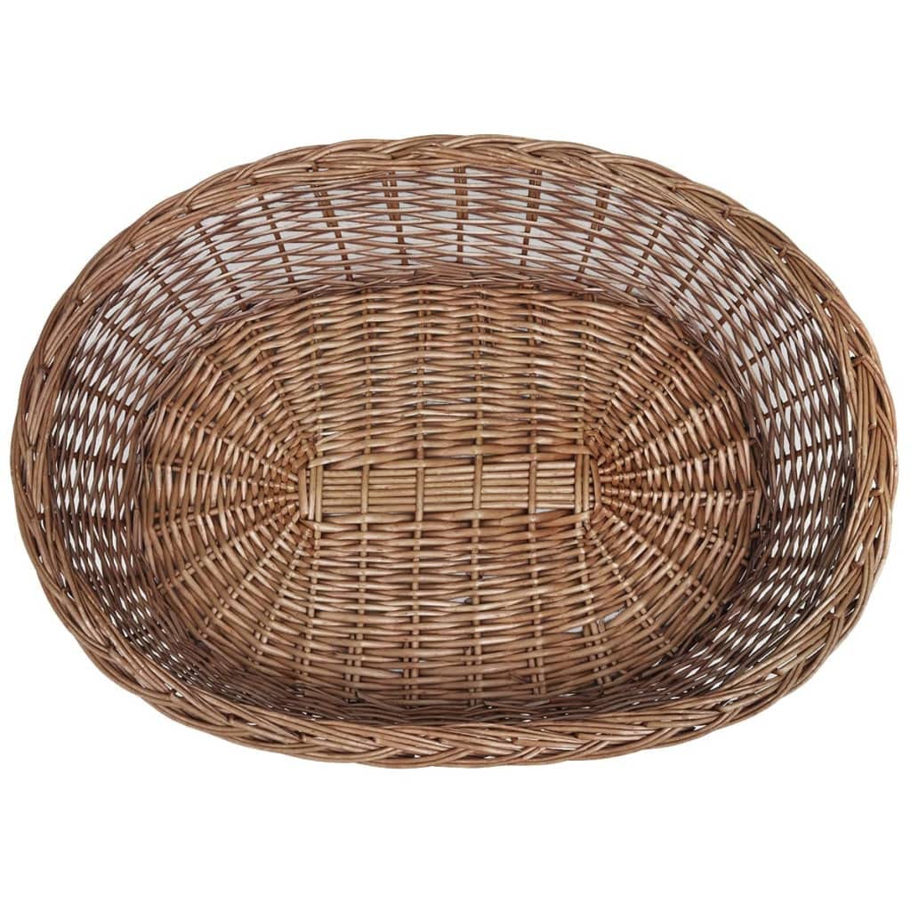 vidaXL Weiden-Hundekorb/Haustierbett, für drinnen und draußen, Kleintierbedarf, Kätzchen/Welpen, schlafende Weide, Hundebett, Korb, Haus, Katzenmöbel, Natur