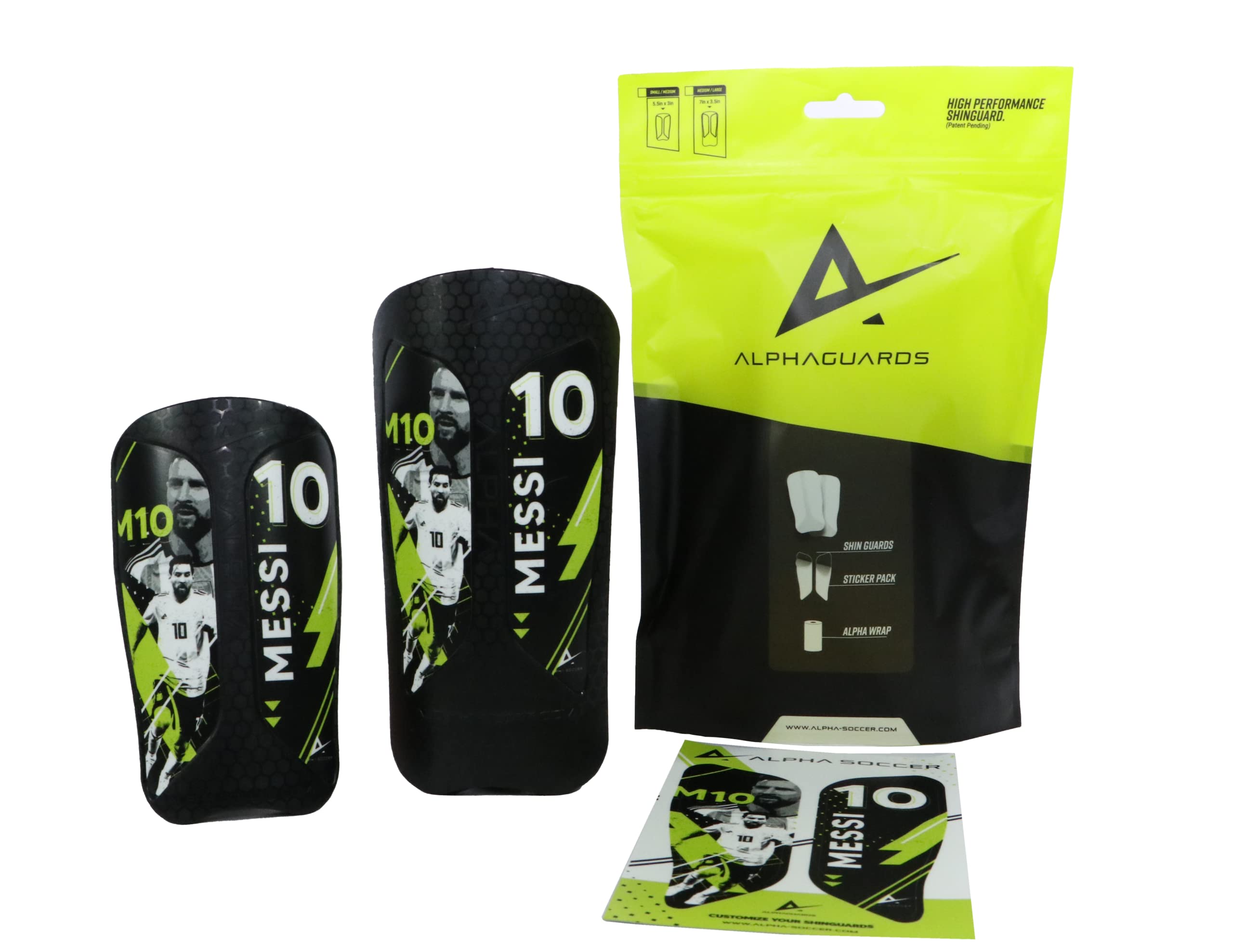 Shin Guards - Equipo de fútbol protector, juego de espinilleras ligeras con correas individuales