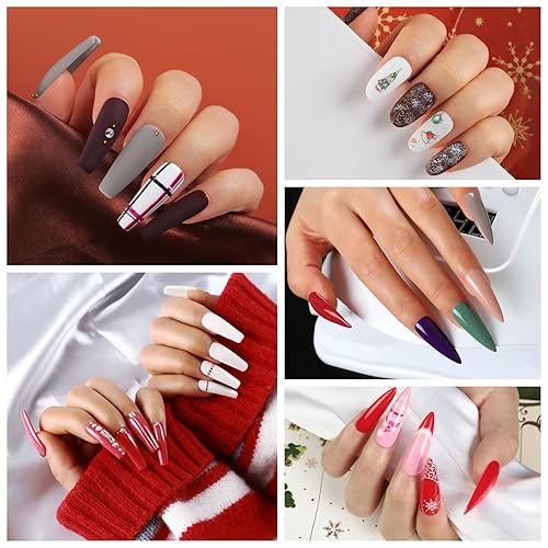 Miniatura 3 de Kit de esmalte de uñas de gel con luz UV y taladro, 4 piezas de gel de extensión de polietileno, 8 piezas, juego de esmalte de gel de 36 W, secador