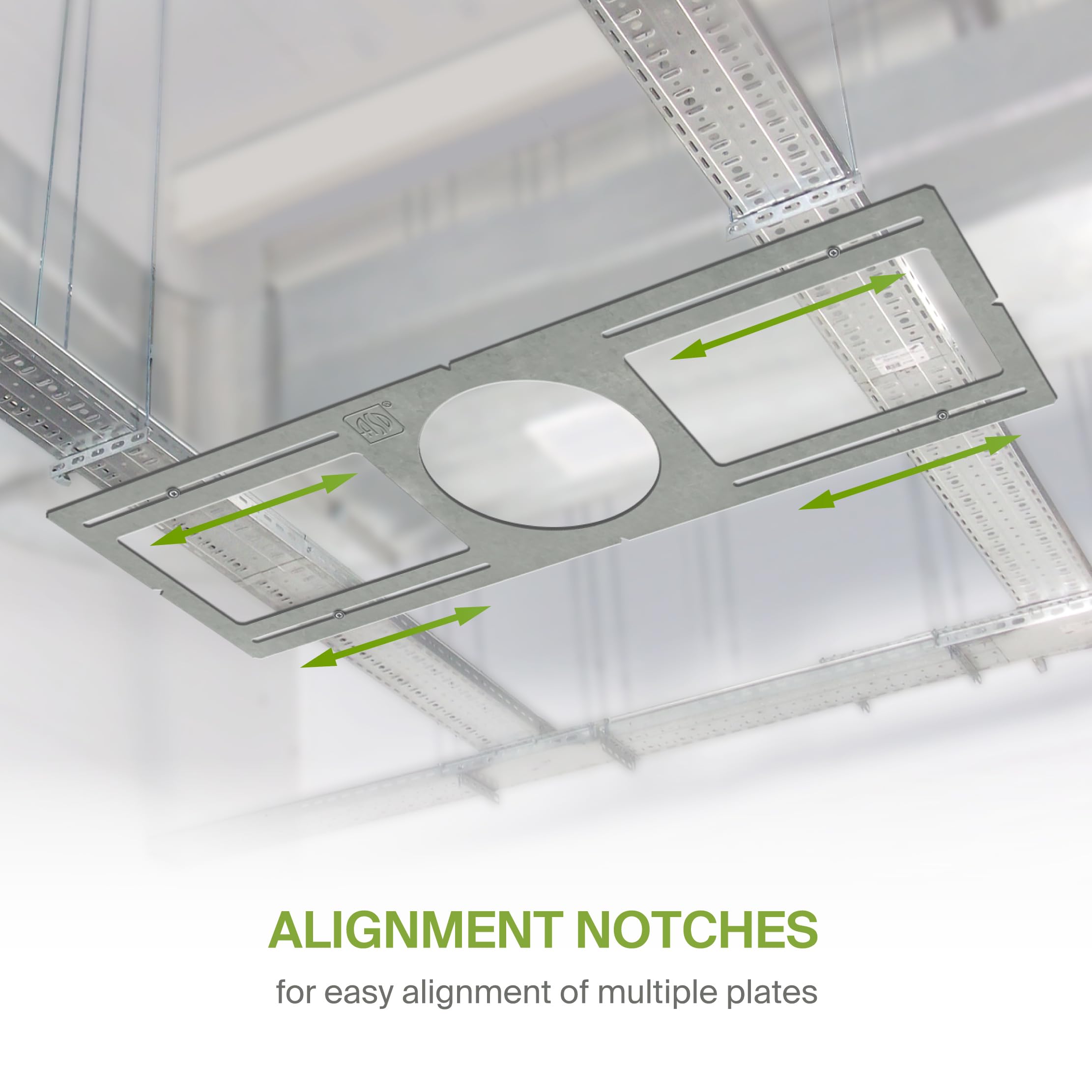 New Construction LED Light Mounting Plate - 24 Pack -4 New Construction LED Light Mounting Plate - 24 Pack -4