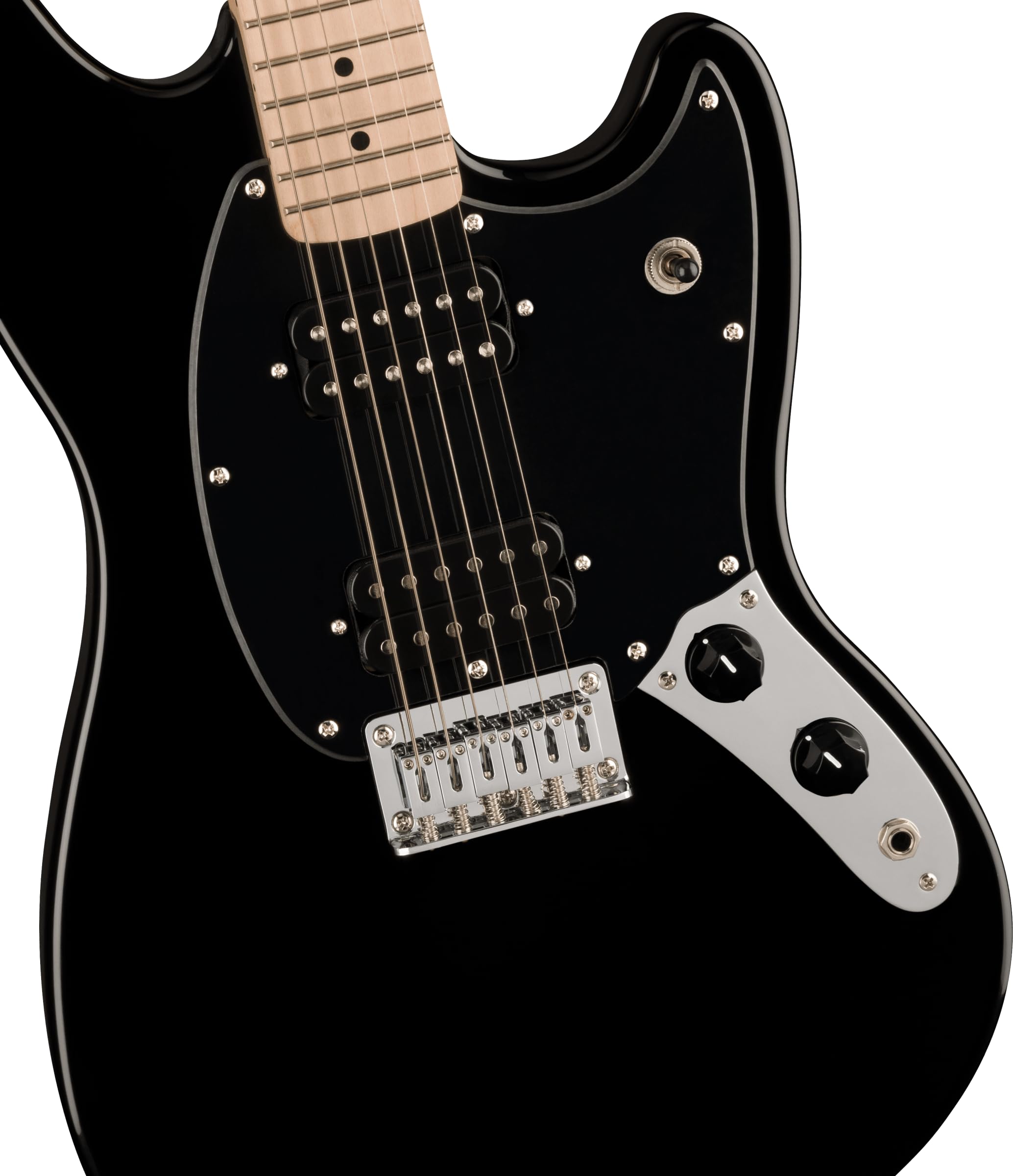 Squier by Fender Bullet Mustang 黒 エレキギター Fender Squier Sonic Mustang HH Maple Wpg Black 373703506 : Amazon