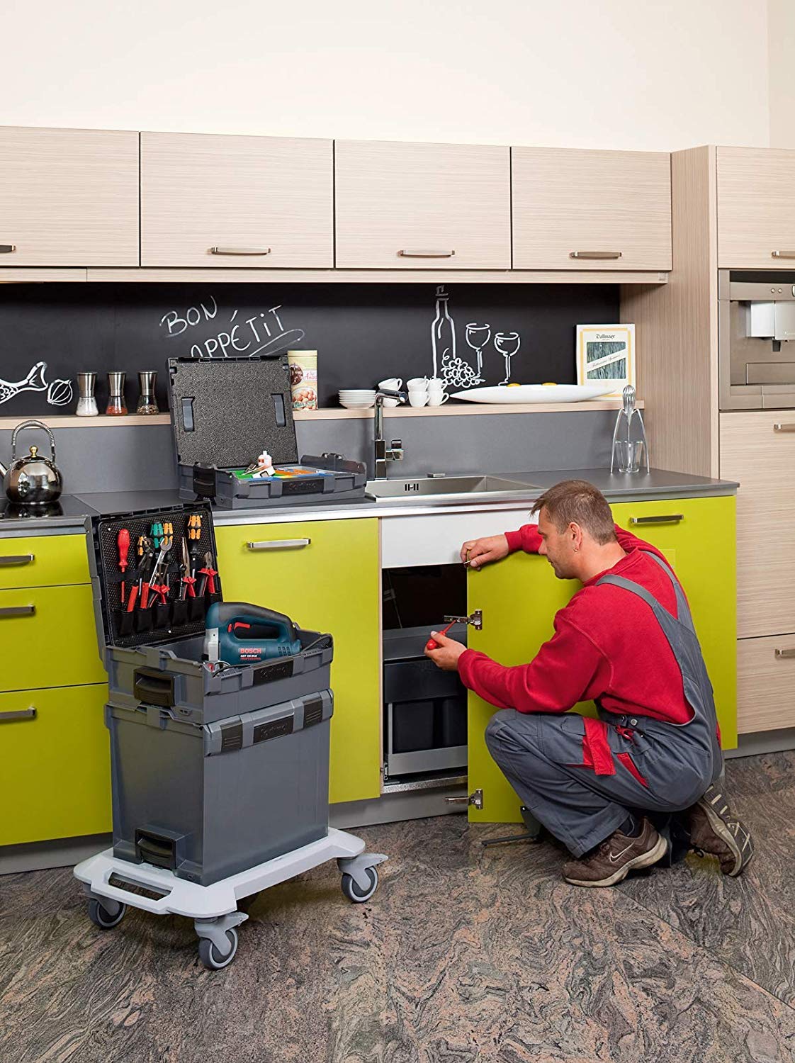 Bosch SORTIMO L-BOXX SET Gr1-4+Roller