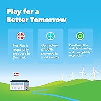 Vista 6 de PLUS PLUS Bloques de construcción entrelazados de 240 piezas para niños, juguetes de conexión de extremo abierto, minimanipuladores STEM Bin - Tubo