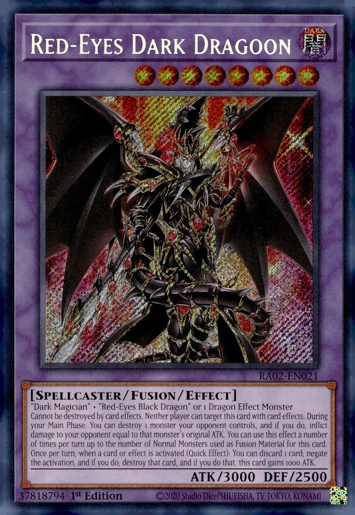 YU-GI-OH! Red-Eyes Dark Dragoon (Secret Rare) - RA02-EN021 - 1st