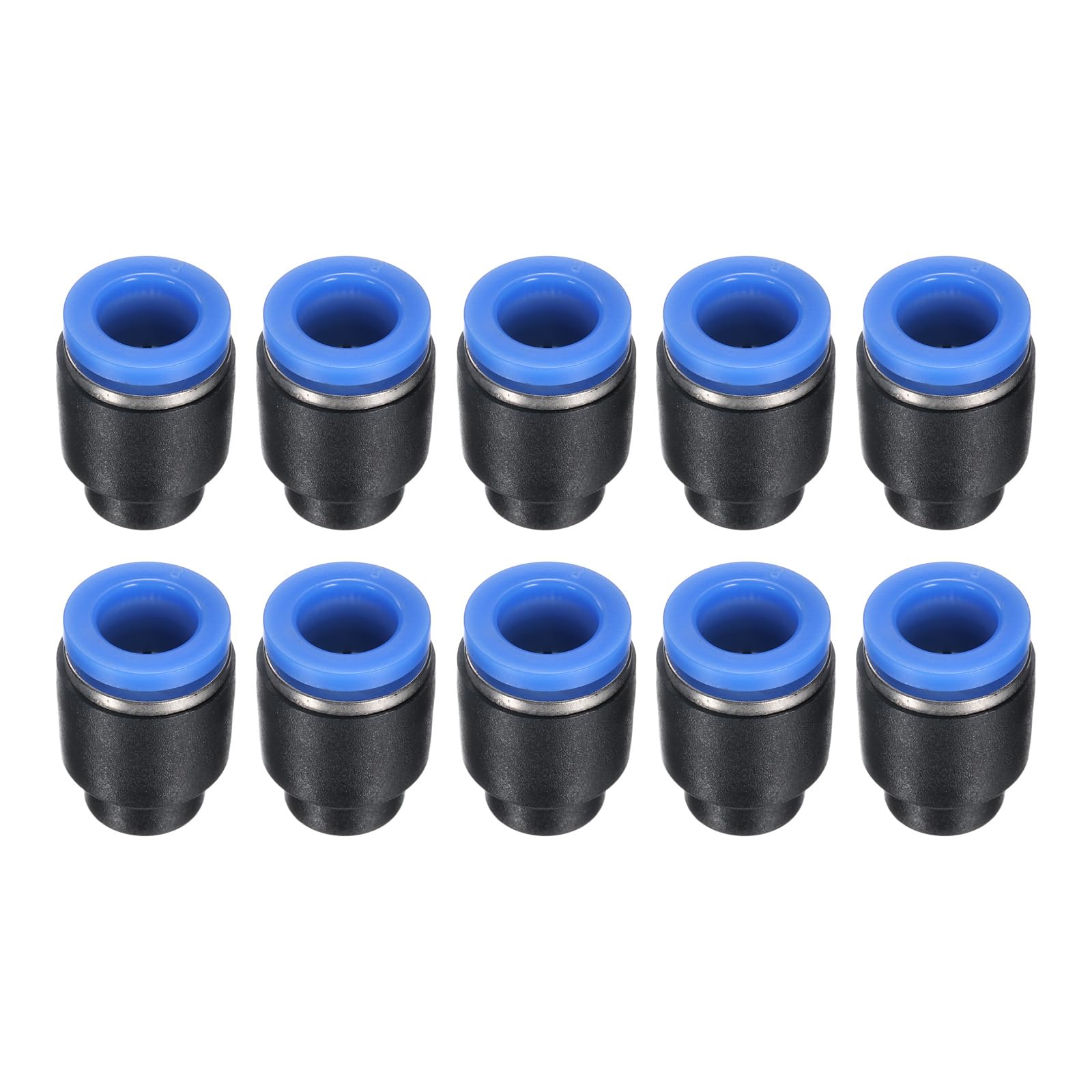 Raccord pneumatique 8 mm connecteur droit pour tube air comprimé uxcell