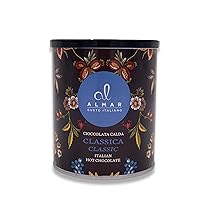 Almar Cioccolata Calda Cortina, Lattina Preparato Cioccolata Calda, Cioccolata Calda Senza Glutine, Lattosio, Conservanti, 100% Made in Italy, GUSTO CLASSICA – LATTINA 360G