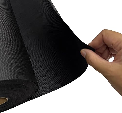 Miniatura 6 de Tela resistente de 6 onzas, barrera de malas hierbas, tela de jardín no tejida, cubierta de suelo de 1.33 pies x 100 pies, rollo