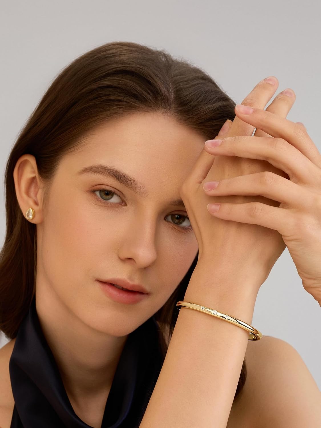 Gold Bangle Bracelets For Women, 14k Gold Filled Bangle Bracelets
