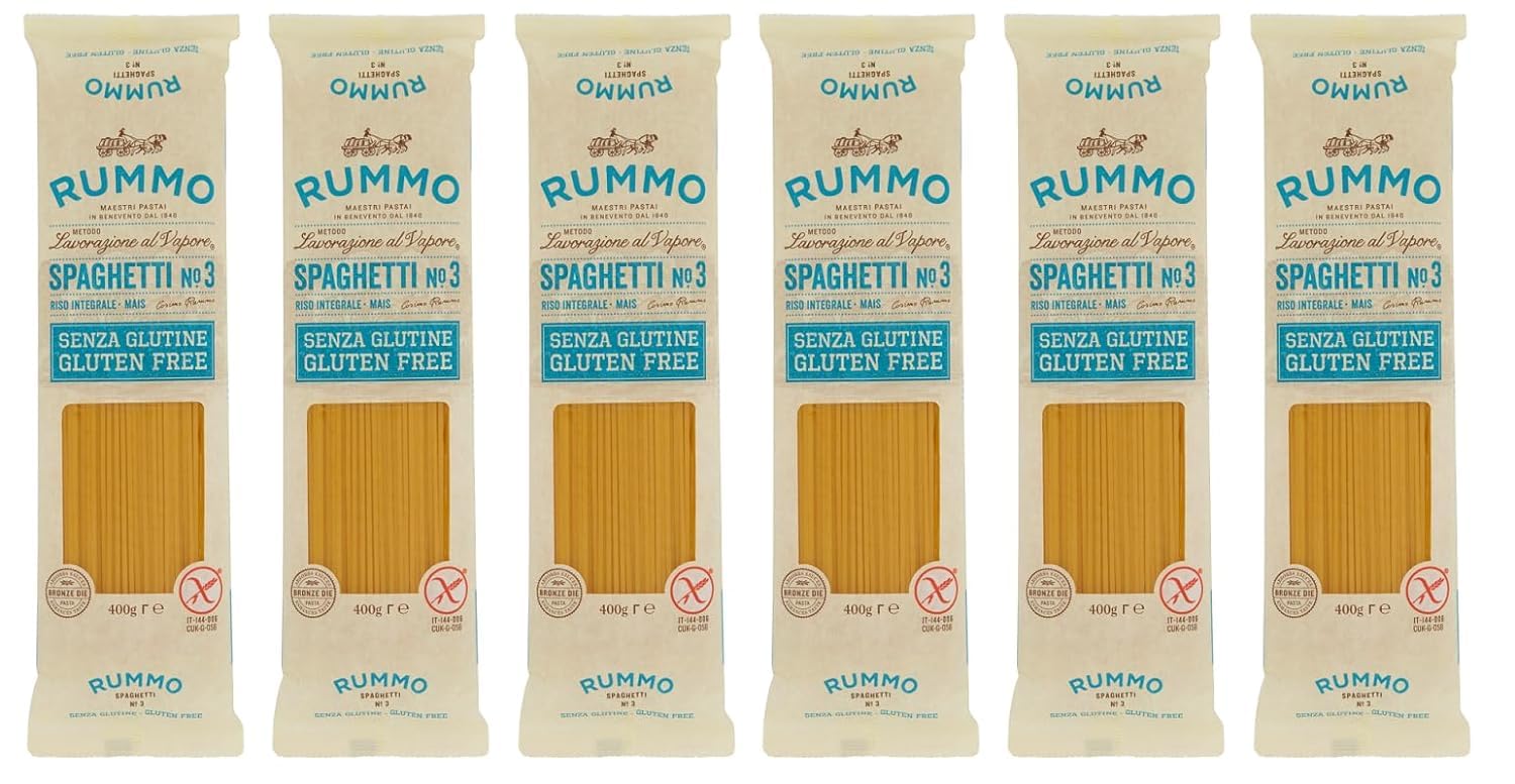 18er-Pack Testpaket Pasta Spaghetti Rummo Barilla Divella Senza Glutine, Glutenfreie Nudeln Italienische Pasta 400g