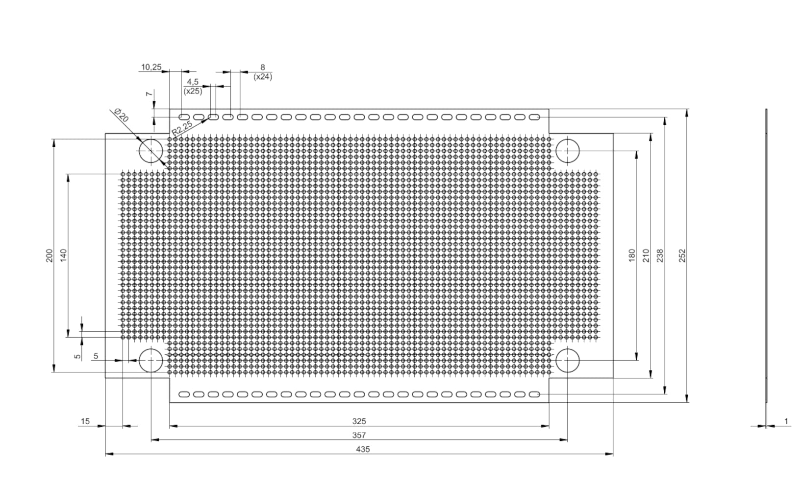 Intratec ripartitore di comunicazione a parete, IP40 – Distribuzione multimediale per casa connessa, armadio per sistemi multimediali, 287 x 485 x 112 mm, bianco