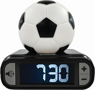 Lexibook, Fußball Nachtlicht-Wecker, RL800FOLXB