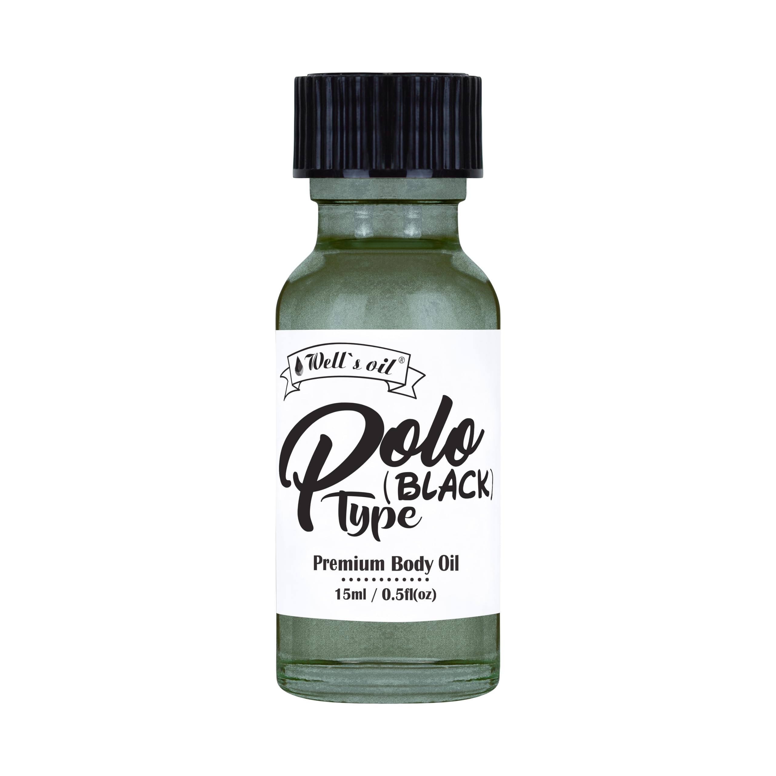 Well's Oil Perfume Oil - Inspired by P.Black | Woody & Fresh notes | Long-Lasting | Paraben-Free (0.5 Fl Oz / 15 ml)