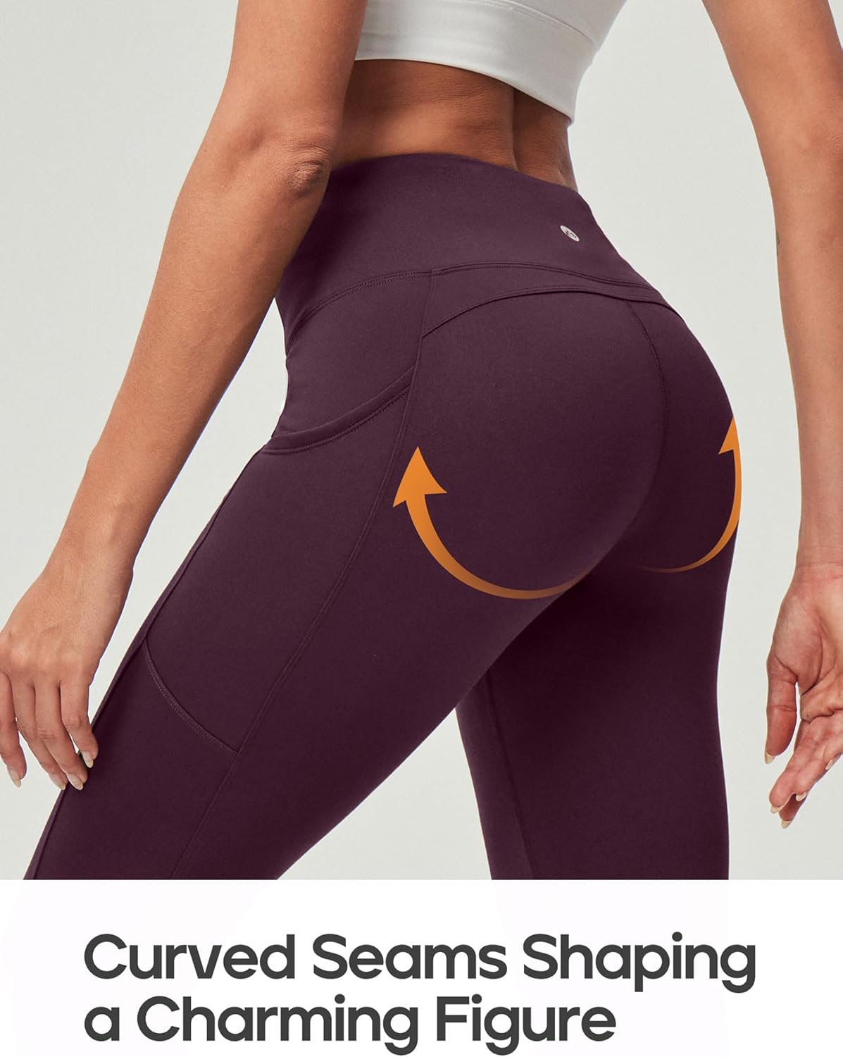 Heathyoga Fleece Lined Leggings Women with Pockets Water Resistant Thermal Leggings Winter Warm Yoga Pants Hiking Running - Image 7