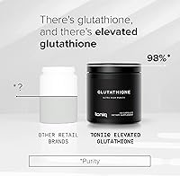 Vista 14 de Toniiq Cápsulas de glutatión de ultra alta resistencia – Fórmula concentrada de 1000 mg – 98% más altamente purificadas y biodisponibles