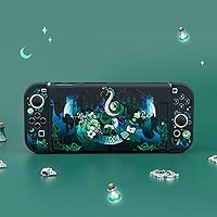 Vista 5 de Funda protectora para Nintendo SwitchSwitch OLED, carcasa rígida de PC para interruptor regular serpiente mágica (para Switch OLED)