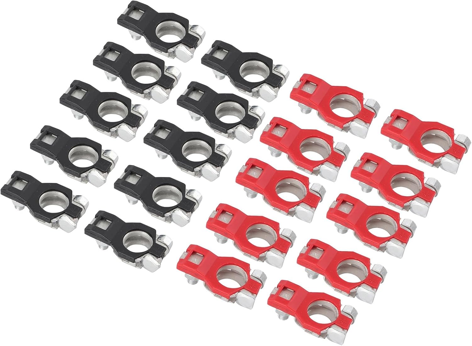 10Pair Car Battery Terminal Clamps Connectors Kit, Positive Negative Terminal Clamps and Other Cars