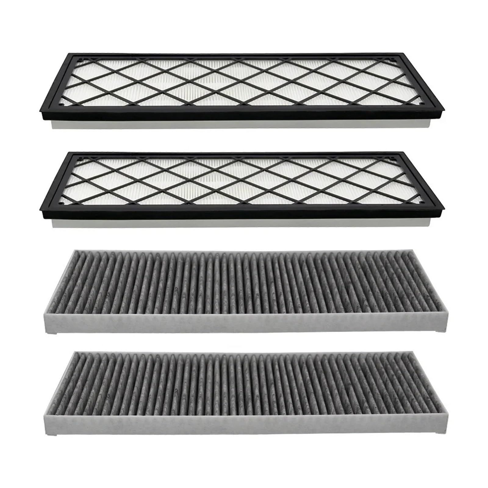 Pybycegnzk 4Pcs Full Set Washable Panel Filter For Tesla For Model For Y Juniper 2025 2024 4Pcs Cabin Air Filter Hepa Intake Replacement With Activated Carbon