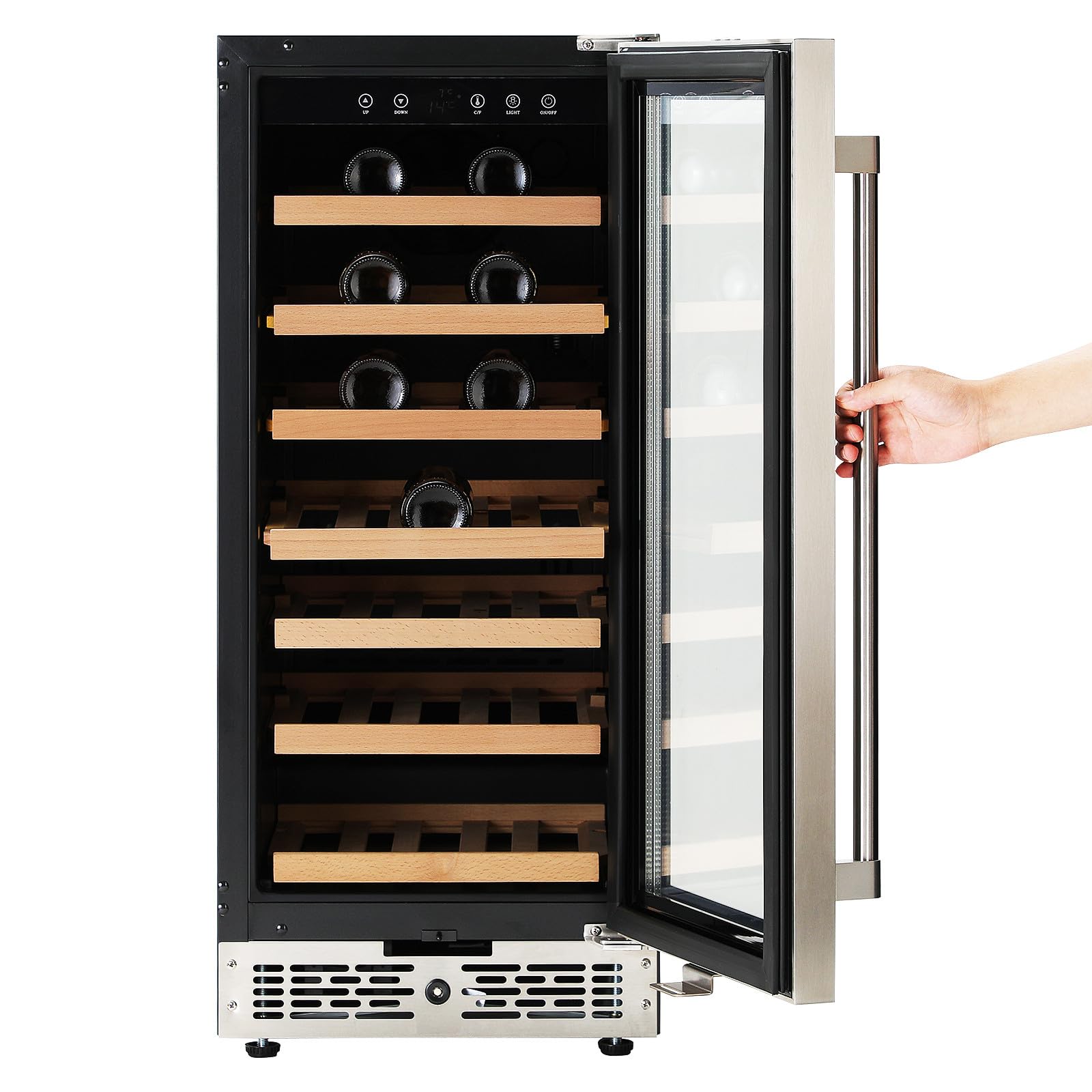 balacoo X11JW4884U2E9XAEYH107YGG 3.4 cu ft Wine Cooler Black