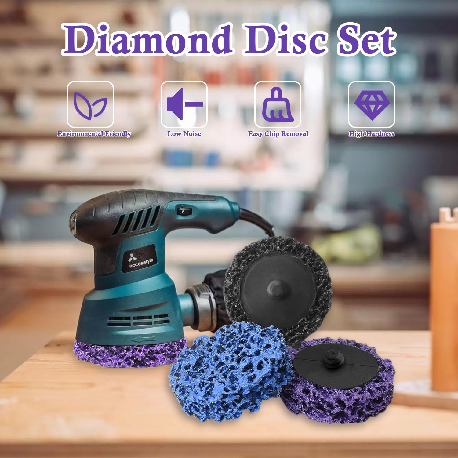 24 Stück CSD Scheibe,50mm Grobreinigungsscheibe,CSD Scheibe Schleifscheibe, Reinigungsscheibe Set,Schleifscheiben für Winkelschleifer,für Oberflächenbearbeitung, Metall, Edelstahl(3 Farben)