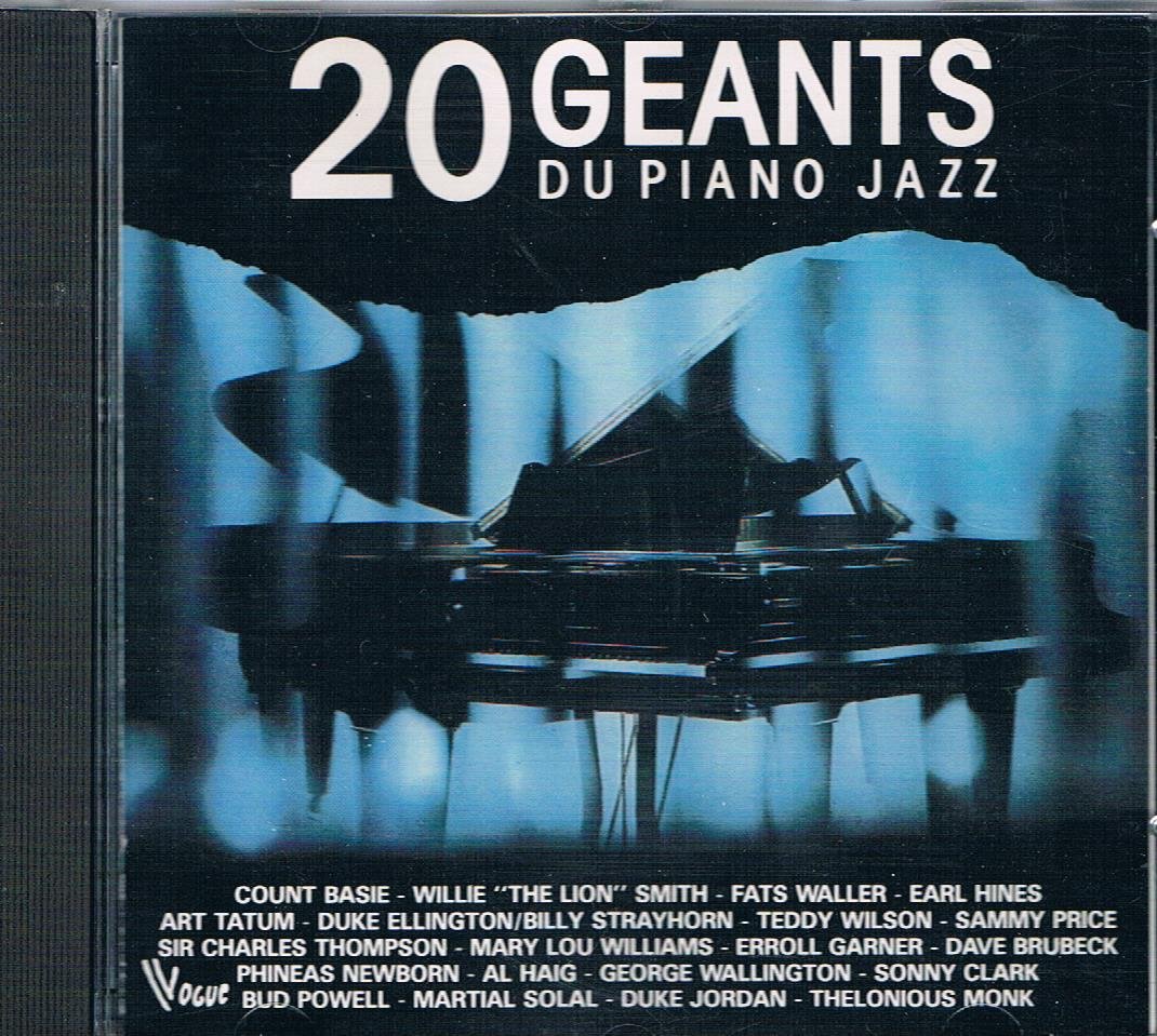 20 Geants Du Piano Jazz [Audio CD]