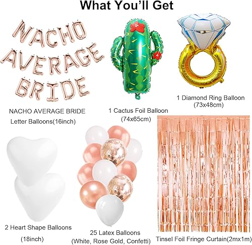 Miniatura 2 de Decoraciones de novia promedio para despedida de soltera, fiesta final de despedida de soltera, decoración de fiesta de Cinco de Mayo, suministros