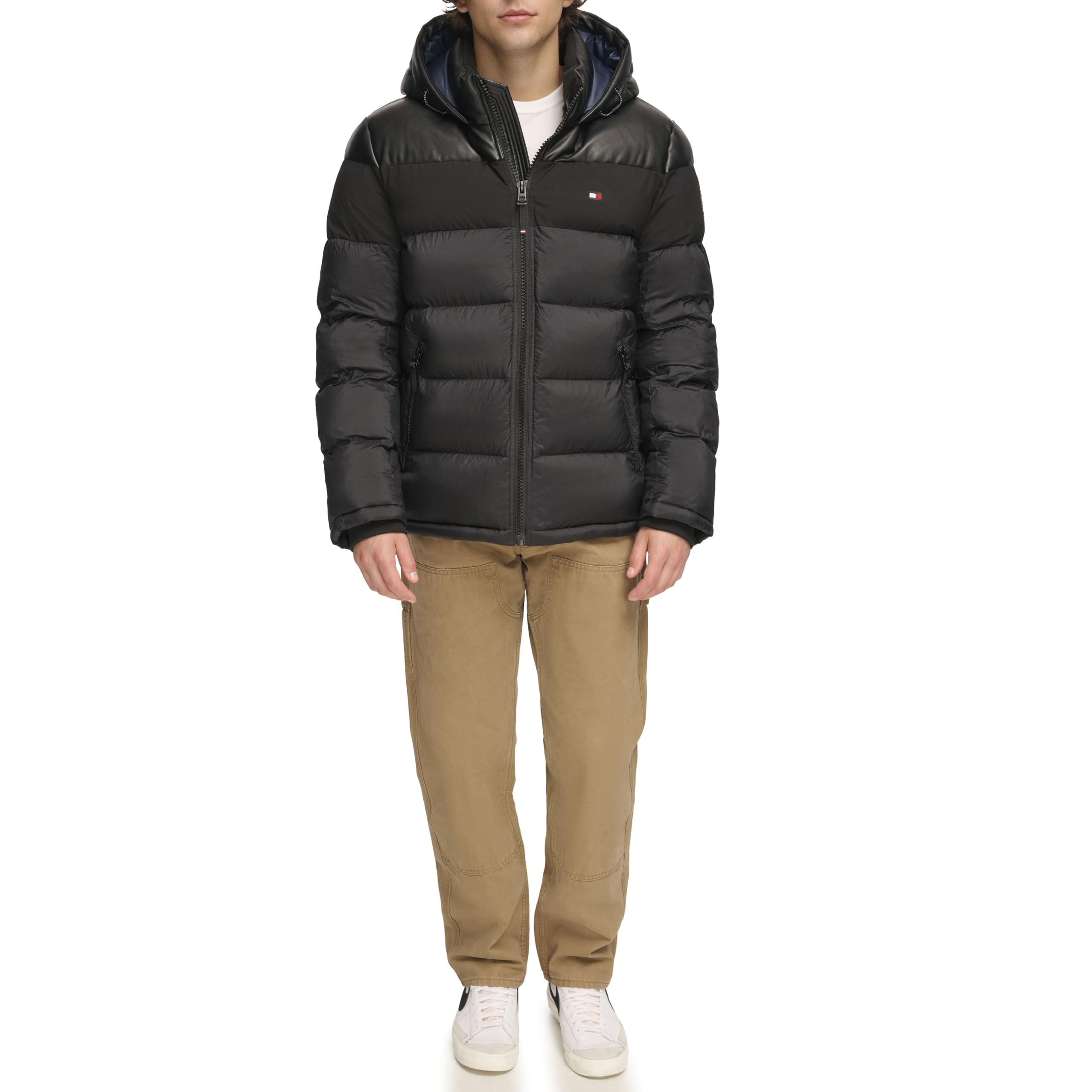 Tommy Hilfiger Men's Hooded Puffer Jacket
