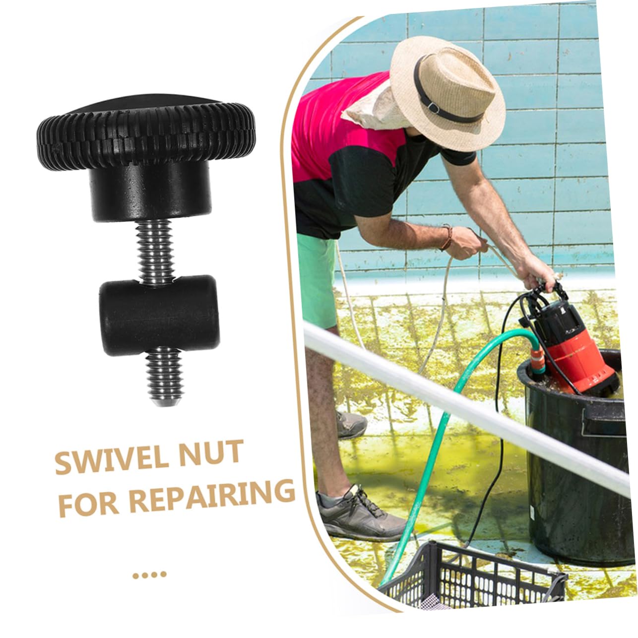Toyvian 3 Ensembles Robuste Écrou Rotatif pour Pompe De Piscine Compatible avec Spxpn Accessoire Durable Et Pratique 2 Pièces * 3