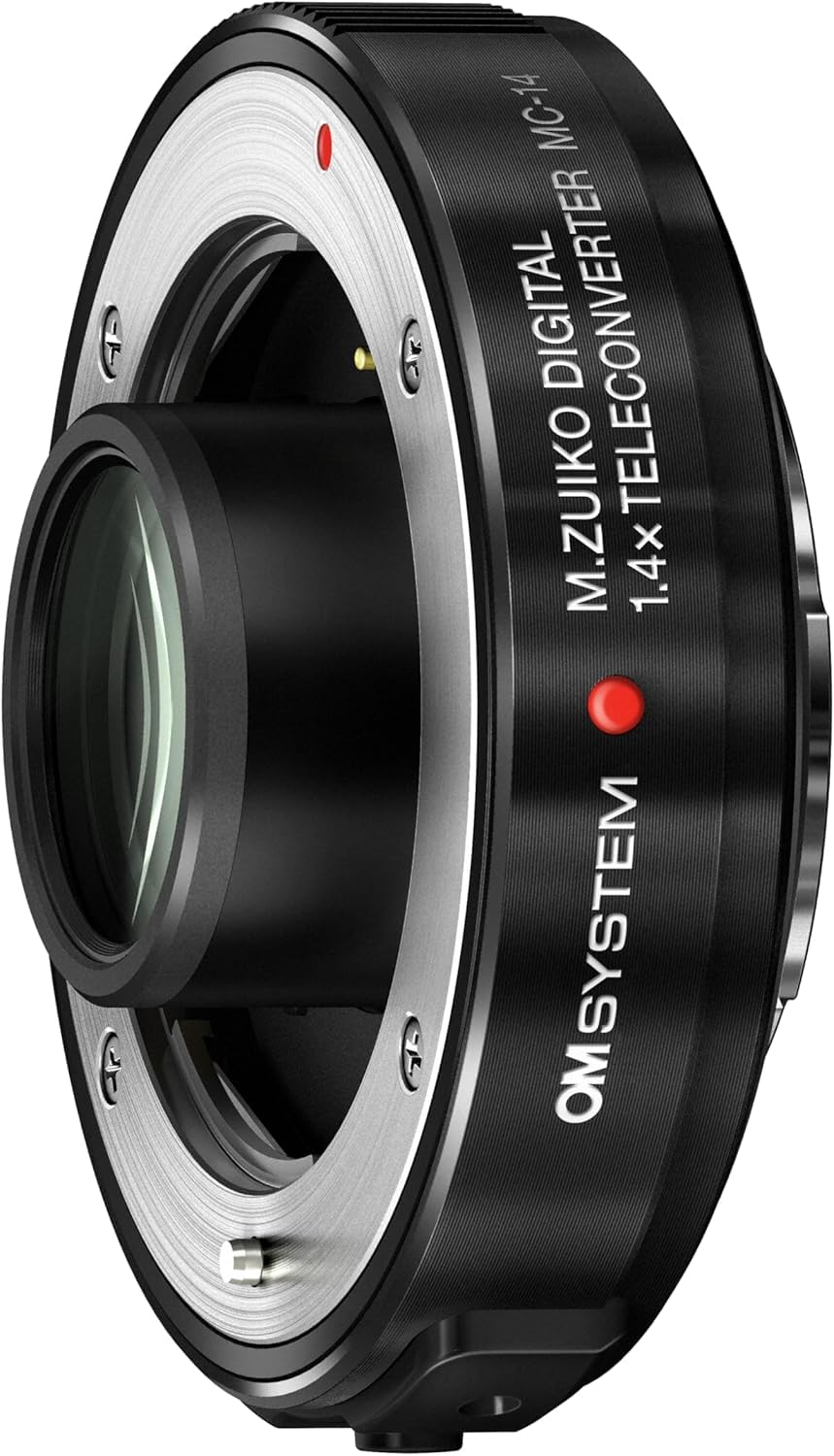 OM SYSTEM M.Zuiko Digital Teleconvertitore 1,4x MC‑14 per ED 40‑150 mm PRO, Olympus ED 300 mm e molti altri obiettivi,resistente alle intemperie, per la fotografia naturalistica, sportiva e di animali