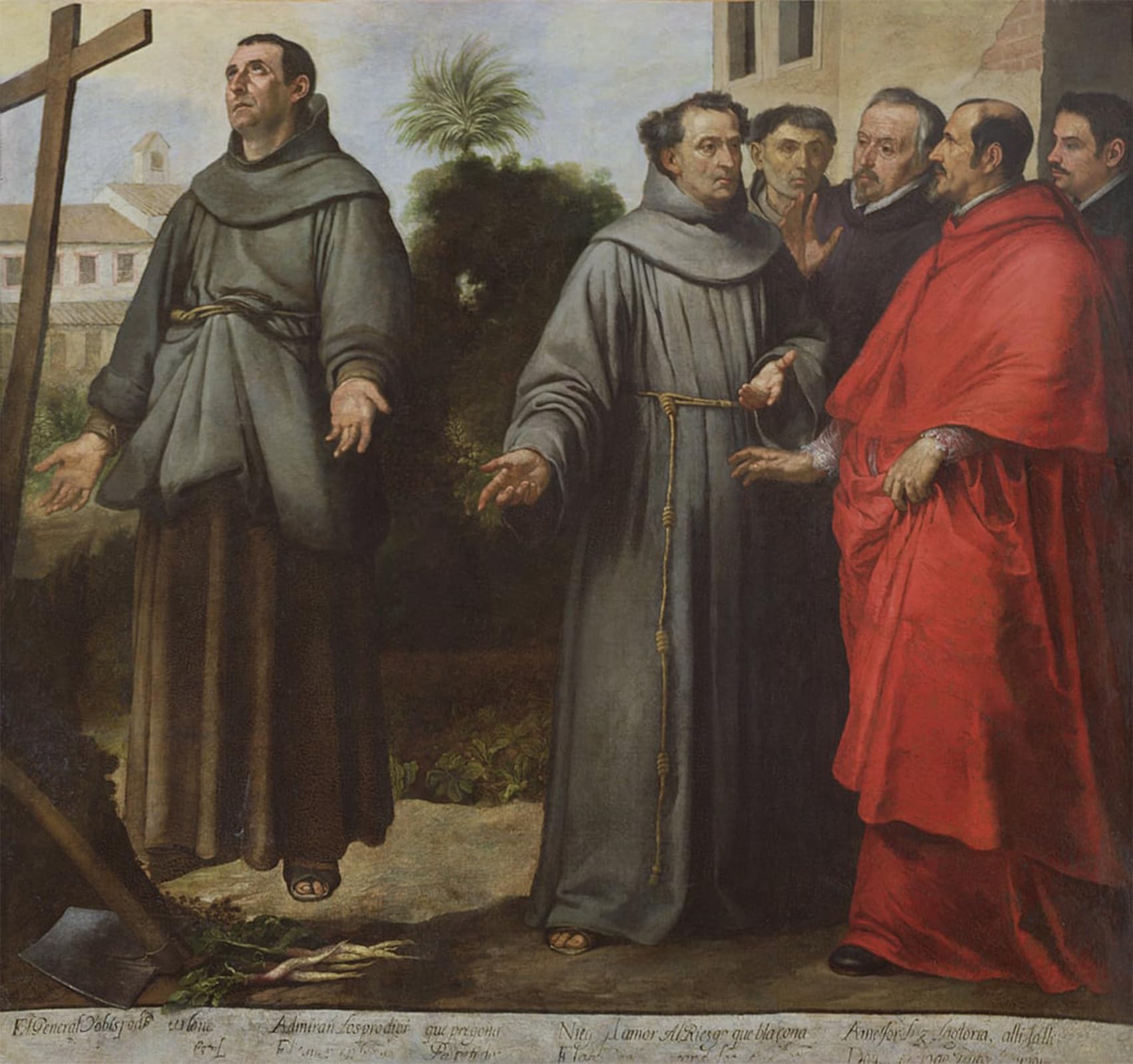 SERENDIPITP Vintage Wall Art Canvas Nordic Poster Canvas Print Picture Saint Diego D'alcala De Henares in Before the Cross by Bartolomé Esteban Murillo Wall Art Poster for Home Decor 60x90cm