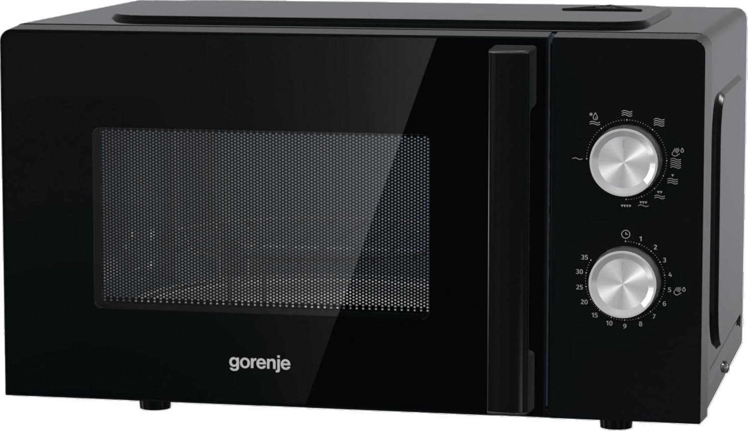 Gorenje MO20E2BH Передняя панель микроволновой печи view с элементами управления