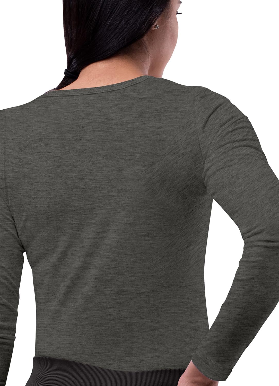 Sivvan Scrubs for Women - Long Sleeve Comfort Underscrub Tee 2-Pack - Image 4