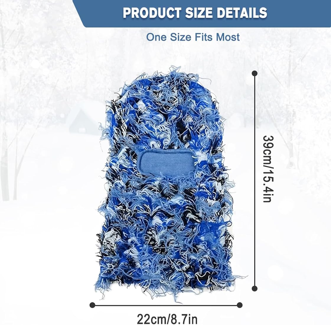 Buy Distressed Balaclava Ski Mask Knitted Balaclava Shiesty Full